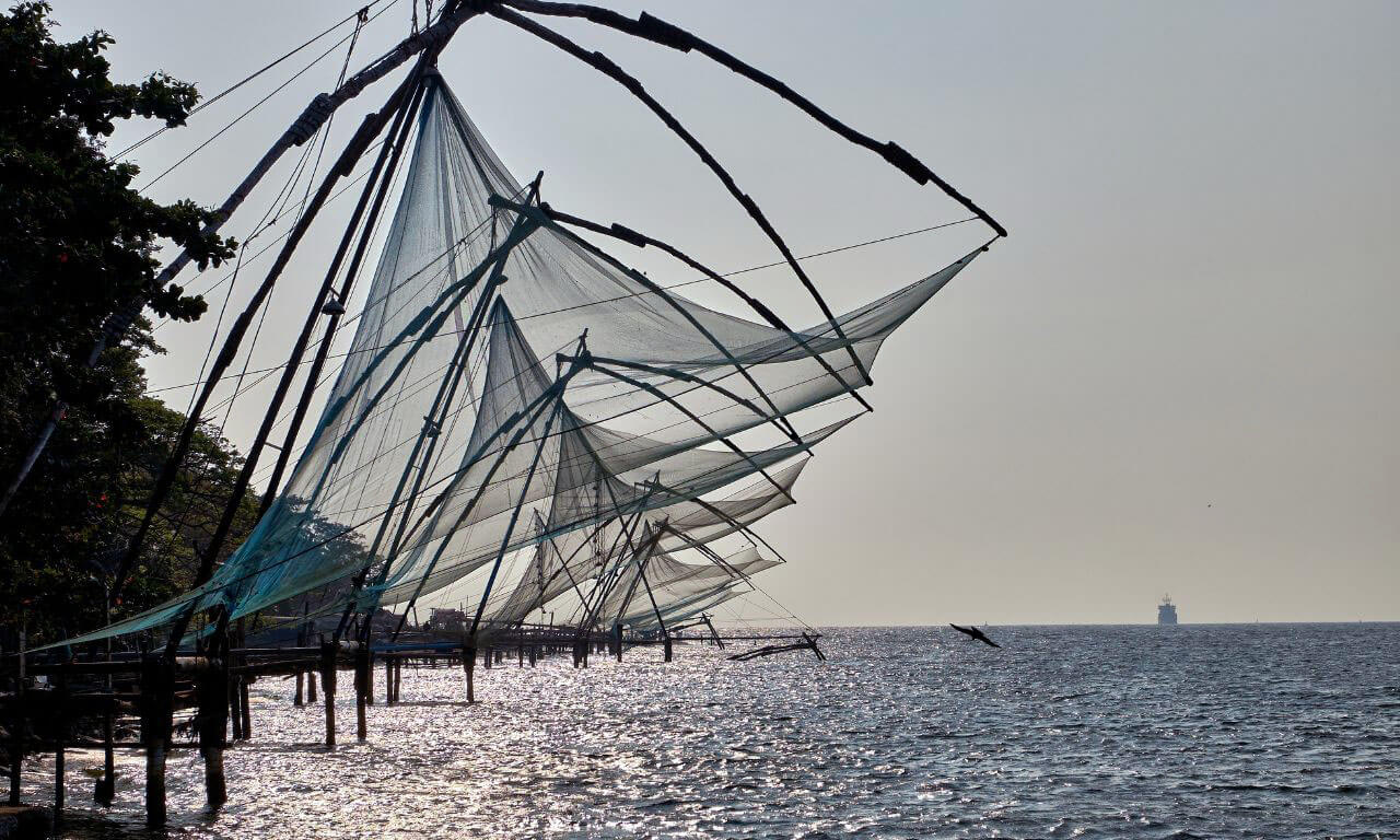 India_Cochin_Reti_pesca_Melodia_balneare