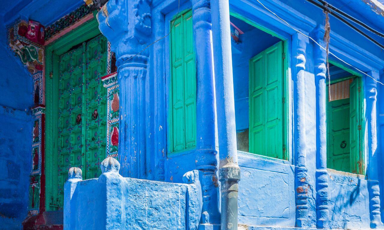 India_Jodhpur_Case_blu_Richiamo_del_Sitar