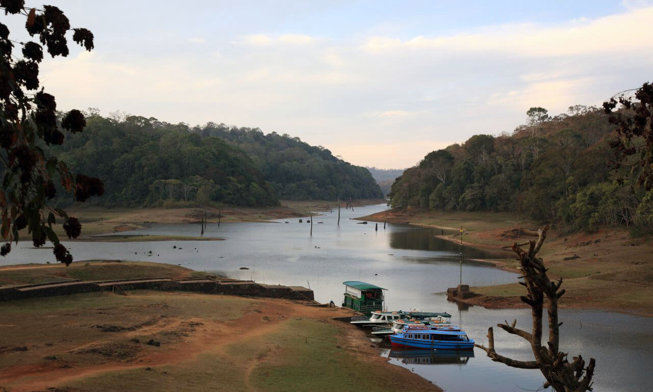 India_Periyar_Vista_lago_Melodia_balneare