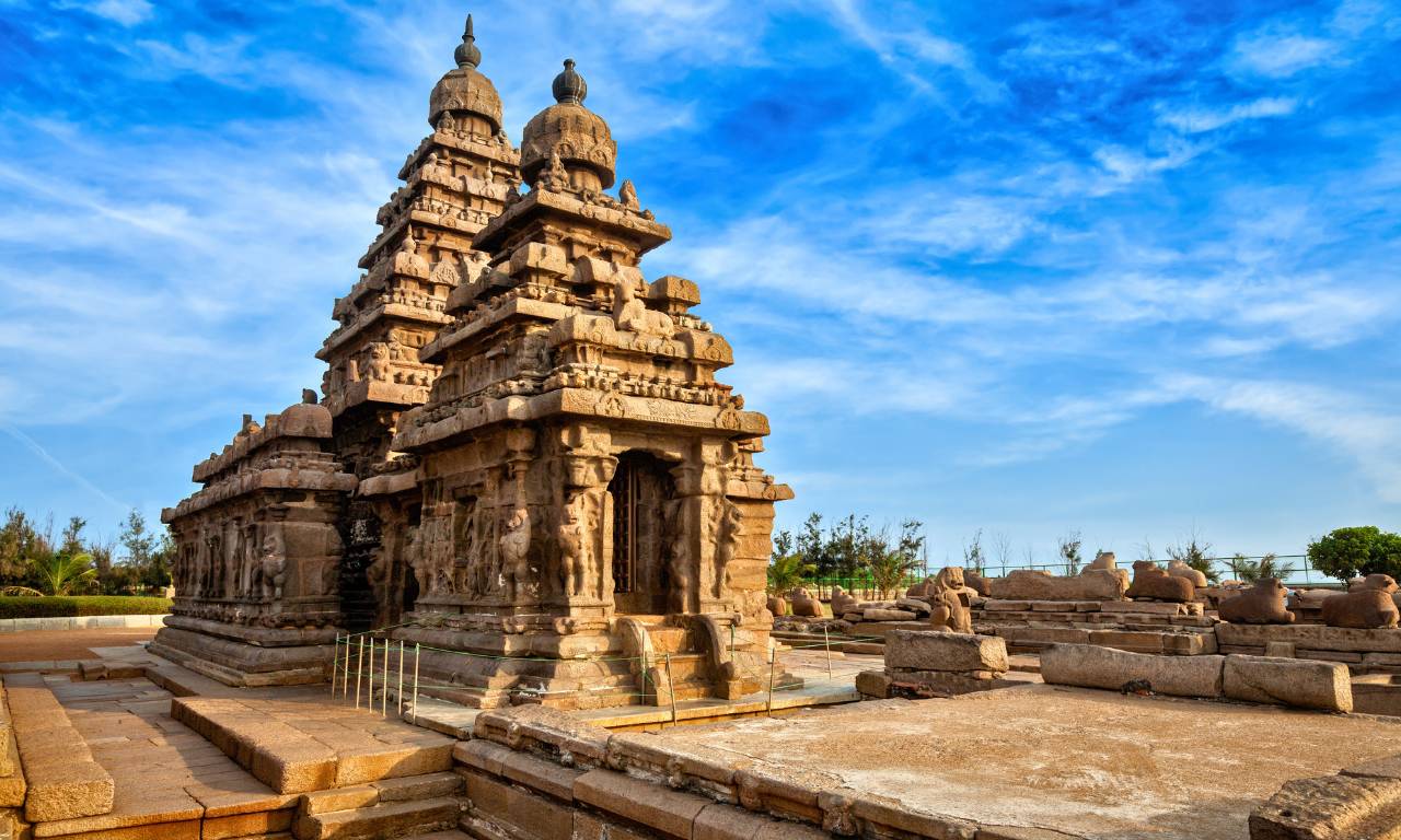 India_Colori_del_Sud_Mahabalipuran_Tempio_carosello